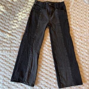 Old Navy kids high rise baggy wide leg jeans